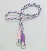 Botella de Agua con Bolsa de Pecho Accesorios DIY, Cordón de Jeans, Collar para Funda de Teléfono, Llavero, Colgante de Cuerda Trenzada, Estilo Étnico