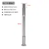 Eje de Tubo Varilla Disrup Horquilla Delantera de Bicicleta de Montaña Eje Pasante Varilla Cuadro de Aluminio de Bicicleta de Carretera Eje de Tubo Trasero M12/P.15