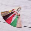 Marcapáginas con borlas de estilo antiguo de 30 colores, colgante de flauta, abanico, borlas de estilo chino, cadena para teléfono móvil, venta al por mayor