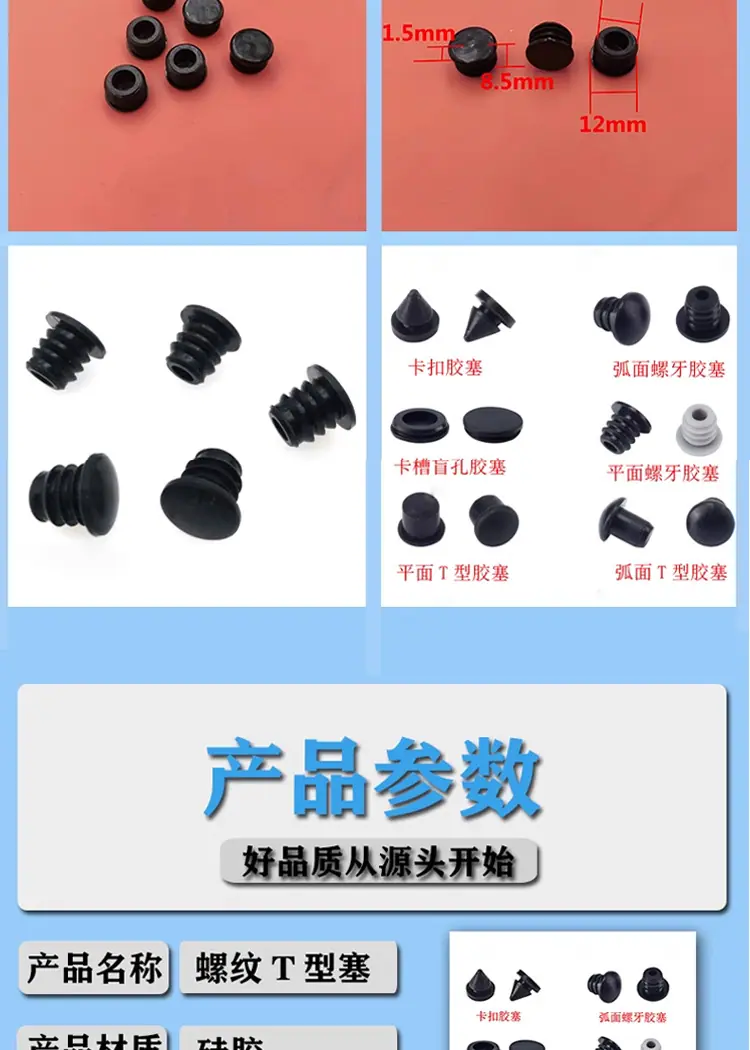 高温T形防撞螺纹塞