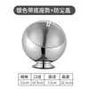 Tazón Inclinado de Acero Inoxidable con Tapa, Tazón Esférico para Salsa de Moje y Condimentos para Olla Caliente, Tazón Pequeño para Condimentos de Restaurante de Olla Caliente, Tazón Comercial para Condimentos