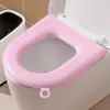 Almofada Impermeável para Assento de Vaso Sanitário Anel Universal para Vaso Sanitário Doméstico Capa de Assento de Vaso Sanitário Universal para Todas as Estações Adesivo para Vaso Sanitário Estilo Quente de Celebridade da Internet em EVA