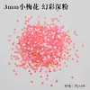Lantejoulas Flor de Ameixa 3mm em Estoque Atacado Adesivos para Nail Art Acessórios DIY Peças Coloridas de Flor de Ameixa Pequenas Enchimento para Slime