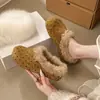 Chinelos de Cabeça Fofos com Bolinhas Francesas para Mulheres Estilo Outono/Inverno 2026 Uso Externo Solado Grosso Slip-on Pessoa Preguiçosa Birkenstock Sapatos Fofos