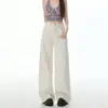 Pantalones de pierna ancha estilo americano, relajantes y a la moda, con efecto de caída, transpirables, rejuvenecedores, versátiles, adelgazantes, jeans para mujer, modelo popular de Yichun