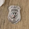 Insignia de simulação de Xerife Insígnia de governador americano para role play COS Broche Insígnia de cowboy western