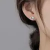 Aretes Cósmicos de Saturno para Mujer, Aretes de Moda con Circonitas, Estilo Coreano, Populares entre Estudiantes y Personas que Van al Trabajo, Selección de Influencers