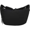 Bolsa de Lona Waffle, Color Sólido, Bolso Tote Sencillo, Estilo Relajado, Gran Capacidad, Bolso de Viaje para Mujer, Bolso Cruzado de Nailon Plegado