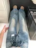Calça jeans flare retrô estilo americano para mulheres, nova coleção outono 2026, corte solto, modelagem que afina a silhueta, perna reta, perna larga, calça comprida