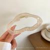 Nube transparente como el hielo clip grande clip de tiburón elegante horquilla femenina clip trasero accesorios para el cabello