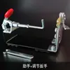 Herramienta para Atar Bandas Elásticas de Tirachinas Nuevo Atador de Escritorio Bandas Elásticas Planas Hilo de Cristal Manga en Ocho Funda de Cuero Accesorios