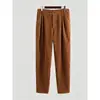 Pantalones de pana para hombre talla europea transfronteriza 2026, Pantalones de traje rectos casuales holgados de otoño e invierno, Pantalones largos vintage para hombre