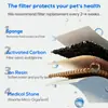 Fonte de Água Automática para Pets, Alimentada por USB Super Silenciosa com Filtro Circulante Dispensador de Água para Gatos Pequenos Animais