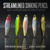 Isca Artificial, Isca de Imitação, Isca Pencil Afundante, Isca de 23G/13G para Robalo, Truta, Pargo