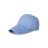 Gorra de béisbol de placa ligera de color sólido Gorra publicitaria Logotipo cultural Gorra de trabajo para ayudante de catering Voluntarios Gorra parasol
