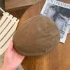 Sombrero Retro y Avanzado Estilo Británico para Mujer Verano Estilo Japonés Sombrero de Repartidor Rostro Pequeño Estilo Antiguo Anti-desgaste Lengua de Pato Sombrero Bailey