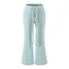Conjunto Esportivo Casual Estilo Preguiçoso Outono Nova Chegada Moletom com Capuz Cordão Solto Zíper Jaqueta Calça Cropped Cintura Baixa