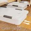 Bolsa de almacenamiento para libros viejos, caja de almacenamiento doméstica para debajo de la cama, caja de almacenamiento plana tipo cajón con ruedas para libros, ropa y edredones