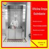 Elevador de oficina limpo sem poeira fábrica farmacêutica plataforma elevatória de aço inoxidável fábrica de alimentos à prova de explosão elevador de carga de escada de trilho guia