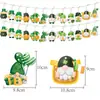 Temu St Transfronterizo. Adornos Decorativos de Madera del Día de San Patricio Tema Duende Trébol Irlandés Decoraciones para Fiesta
