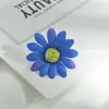 Ramo de Margaritas Artificiales para Bodas, Decoraciones de Flores de Seda al por Mayor, Accesorios para el Cabello, Accesorios para Fotografía, Abanicos Decorativos Florales Hechos a Mano