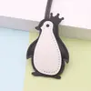 Decoración Colgante de Pingüino de Cuero de Dibujos Animados de 6 Colores Bolsa de Cuero Ropa Prendas Colgante Relleno de Algodón Atracción de Regalo Suministro