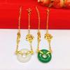 Vietnam arena Oro nuevo dos pulsera de gema artificial chapada en oro moda ambiente de moda puede ser Joyería al por mayor