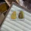 Adesivo de Telefone Ouro Puro 999 2mg Shuibei Adesivo Popular Dourado para Traseira de Telefone Loja de Ouro Transmissão ao Vivo Pequenos Presentes Físicos Varejo