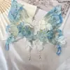 Flor de Seda Flor de Cabelo Borboleta Grande Pressão Traseira Super Fada Mariposa Franja Versátil Antigo Hanfu Acessórios para Cabeça