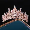 Tocados para Novia Transfronterizos Atmosféricos Accesorios para el Cabello de Vestido de Novia Estilo Diosa Ceremonia de Mayoría de Edad de Dieciocho Años Corona para Fiesta de Cumpleaños de Princesa