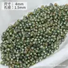 Novo Estilo Chinês 4mm Núcleo Tingido Ouro Vidro Contas de Arroz Contas Soltas Feito à Mão DIY Pulseira Colar Acessórios