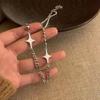 Collar con pespuntes de estrella de cuatro aristas, elegante y moderno, para mujer, nuevo diseño de nicho de lujo ligero, cadena de clavícula de alta calidad que combina con todo.