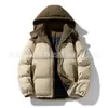 Chaqueta de plumón de algodón con capucha para pareja, para hombre y mujer, a prueba de viento para otoño e invierno, forrada de forro polar, engrosada, abrigo de algodón de alta calidad