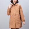 Chaqueta acolchada de algodón de largo medio