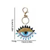 Nuevo Exquisito Parche de Tela para Ojos Hecho a Mano con Cuentas Llavero Ojo del Diablo Colgante para Bolsa Accesorios de Joyería para Zapatos y Sombreros