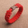 Q03 corda de guarda-chuva padrão de sete fios preparação pulseira de sobrevivência salva-vidas pulseira de corda de guarda-chuva fivela de pulseira pulseira salva-vidas multiuso