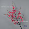 Flor Artificial de Wintersweet Criptografada com 6 Pétalas Formato de Paisagem de Inverno Mesa de Centro Armário de TV Display Layout de Cena de Casamento Chinês