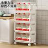 Estante de Almacenamiento Multifuncional Personalizado para Cocina Estante de Almacenamiento Multicapa para el Hogar Estante de Almacenamiento para Snacks, Frutas y Verduras Carrito Desmontable