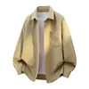 Camisa casual M-8XLSuede, jaqueta folgada plus size, fornecimento direto no atacado, best-seller transfronteiriço