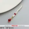 Estilo Chino Accesorios de Boda para Novia Abanico Redondo Adorno Colgante Colgante Hecho a Mano DIY Abanico Alegre Materiales Borlas Rojas Brillantes Otros