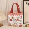 Bolsa de lona personalizada, bolsa de lona para presente de aniversário, pequena bolsa de lona infantil, bolsa infantil fofa para jardim de infância
