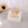 Ramo de bendiciones navideñas tarjeta de felicitación bronceada estilo ins flores tarjeta inspiradora Día de la Madre Día de San Valentín tarjeta de regalo universal