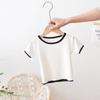(Autorización) Ropa de Verano Nueva para Bebés y Niños 2026, Camiseta de Manga Corta para Niñas, Top de Media Manga para Niños, Top Unisex para Bebé