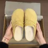 Mules Retro Versátiles de Punta Cerrada para Mujer, Nuevos Zapatos Perezosos Slip-On de Primavera 2026, Planos Beige