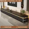 Mueble de TV de doble capa de madera maciza para sala de estar, nuevo modelo 2026, combinación moderna y simple de mesa de café y mueble de TV para apartamento pequeño