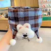 Bufanda Casual de Estilo Infantil para Otoño e Invierno 2025 Dibujos Animados Estilo Dibujos Animados Niñas Todo el Año Primavera y Otoño Estudiantes Versátil Bebé