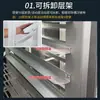 Carro de panadería comercial para fábricas de alimentos, carro para horno rotatorio de 32 bandejas, carro de aleación de aluminio de 15/18 capas, carro móvil con bandejas
