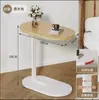 Mesa Auxiliar para Sofá, Escritorio Elevable Móvil, Estante de Almacenamiento para Casa de Alquiler, Mesa de Computadora de Cabecera para Sala de Estar