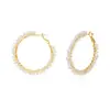 Lujo Ligero, Exquisitos Pendientes de Cristal con Perlas Transparentes, Pendientes Populares de Alta Gama con Aguja de Plata S925, Pendientes de Estilo Simple, Dulce y Fresco