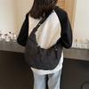 Moda Nova Chegada Diamante Xadrez Algodão Bolsa Outono e Inverno Leve Bolsa de Ombro Ruiying Grande Capacidade Bolsa Crossbody Bolsa Feminina Vintage